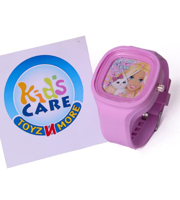 Barbie Fashion Wrist Watch for Teens Girls - Purple (W-351)