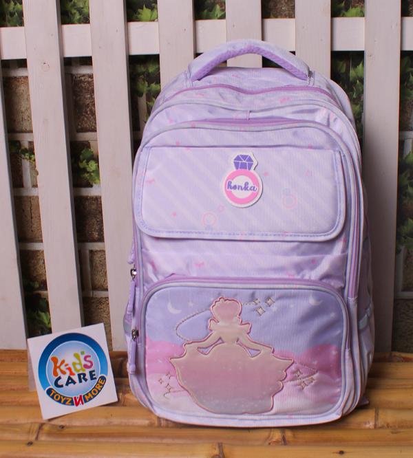 Honka Princess Themed Premium Quality School Bag for Grade 3 & Grade 4 (2282#)