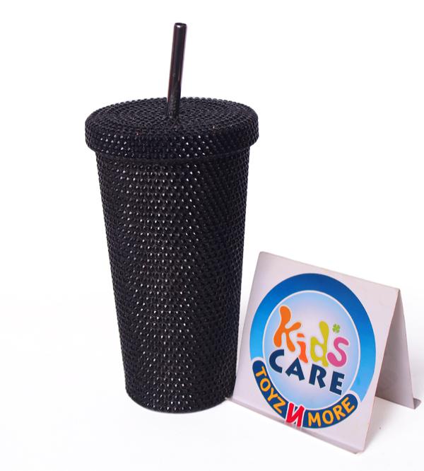 Bling Diamond Glitter 750ml Stainless Steel Tumbler - Black | Lid, Straw & Brushes (B-205)