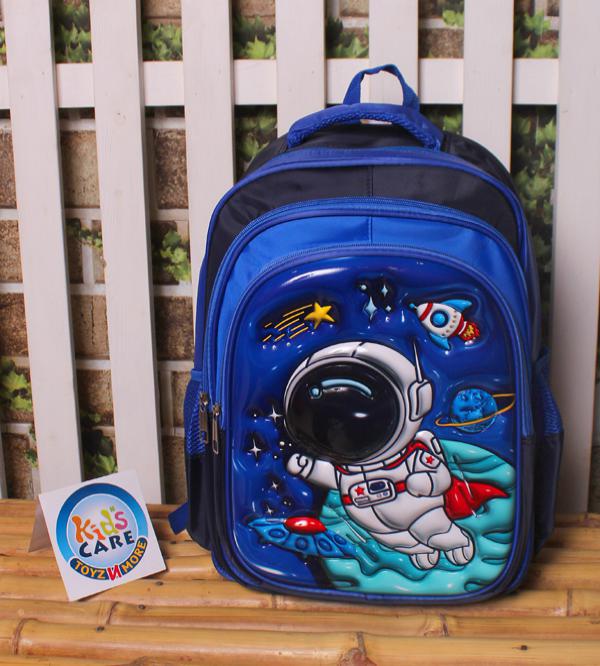 Space World Astronaut Themed School Bag for Grade 1 & Grade 2 (16030N)