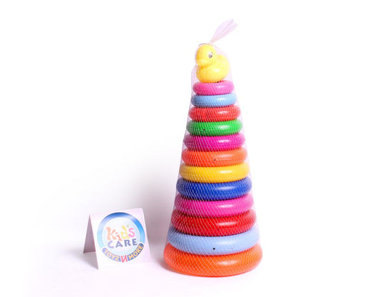Stacking Tower Tower - 12 Rings - 16 Inches Tall (KC5724)