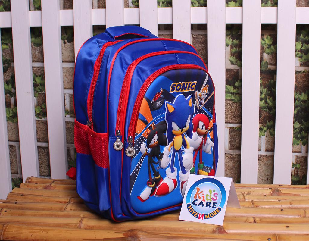 Sonic The Hedgehog Themed School Bag For Grade 1 & Grade 2 (EBC-4)