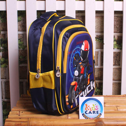 Load image into Gallery viewer, Bike Rider Themed School Bag For Grade 1 &amp; Grade 2 (EBC-4)
