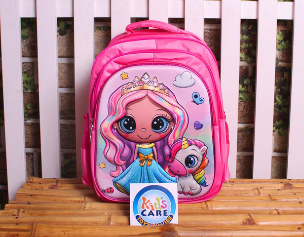 Unicorn Themed School Bag For Grade 1 & Grade 2 (EBC-4)