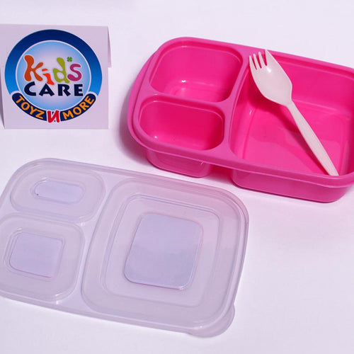 Load image into Gallery viewer, Barbie Lunch Box Pink WIth Three Portions (KC5273)
