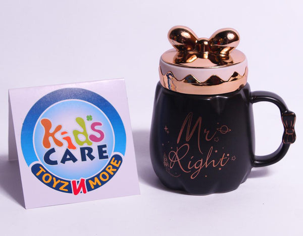 Stylish Mr Right Ceramic Mug With Lid (2045)