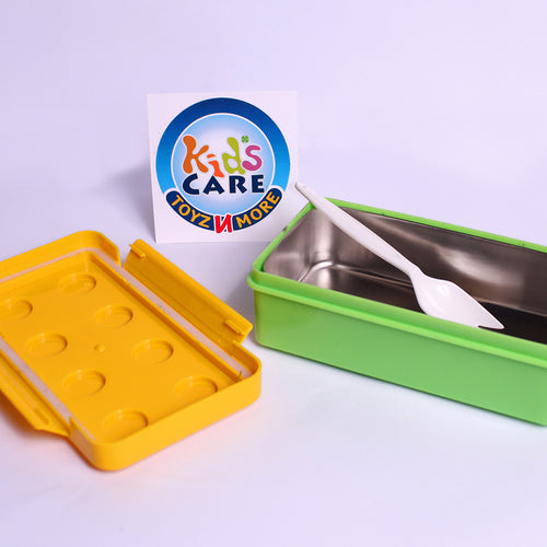 Load image into Gallery viewer, Lego Shaped Stainless Steel Lunch Box With Spork (KC5678B)
