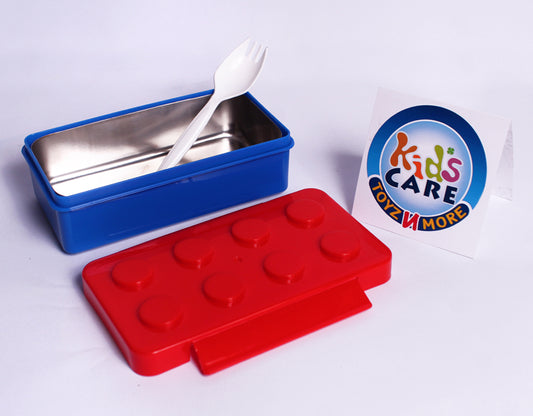 Lego Shaped Stainless Steel Stackable Lunch Box With Spork (KC5678A)
