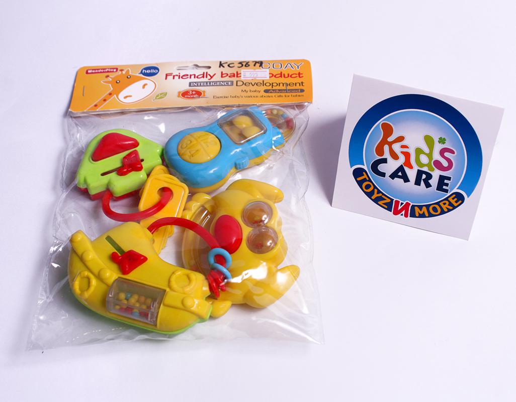 Baby Rattle And Teether Set For New Born Baby (HX030)