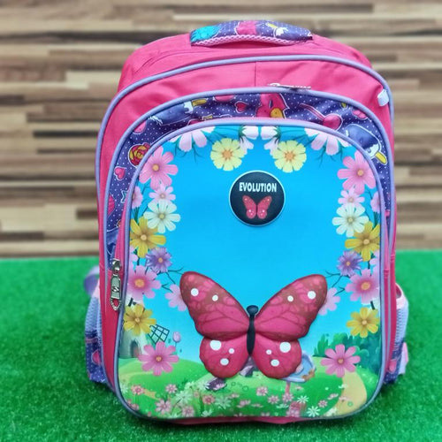 Load image into Gallery viewer, Butterfly School Bag 3 Piece Set for Grade 1 &amp; Grade 2 (2988-1)
