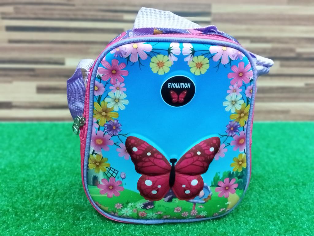 Butterfly School Bag 3 Piece Set for Grade 1 & Grade 2 (2988-1)