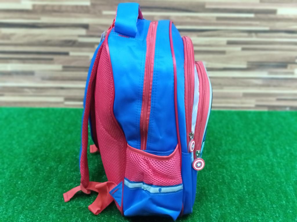 Captain America 3D School Bag for Grade 1 & Grade 2 (2021)