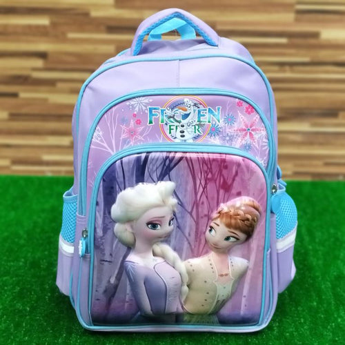 Load image into Gallery viewer, Frozen 3D School Bag for Grade 1 &amp; Grade 2 (2021)
