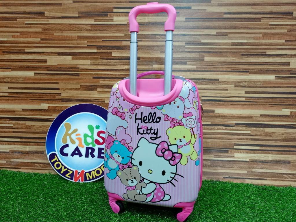 Hello Kitty 4 Wheels Children Kids Luggage Travel Bag / Suitcase 16 Inches