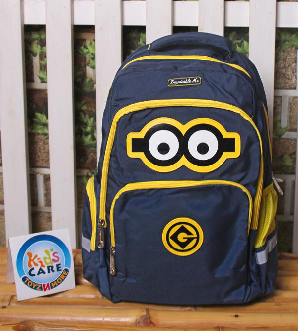 Despicable Me 3 Themed School Bag for Grade 1 & 2 - Dark Blue (XHRJH166)