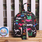 Jielangshi Mini Women's / Girls' Printed Canvas Nylon Waterproof Backpack (2912#)