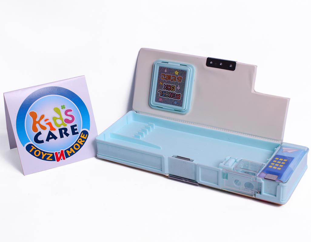 Baby Dinosaur Magnetic Double Sided Pencil Box With Sharpener & Calculator (XPM-555)