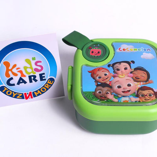 Load image into Gallery viewer, Premium Quality Cocomelon Themed Lunch Box With Spoon (6500)
