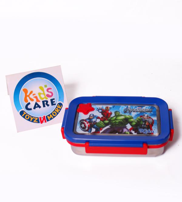 Avengers Themed 6.5x4.5-inch Stainless Steel Lunch Box With Four Durable Side Locks (5876)