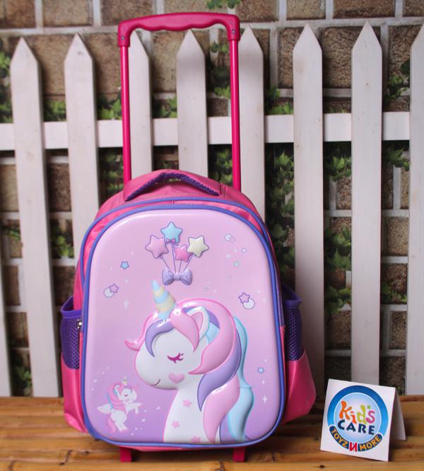 Unicorn Themed School Trolley Bag For KG-1 & KG-2 (13020N)