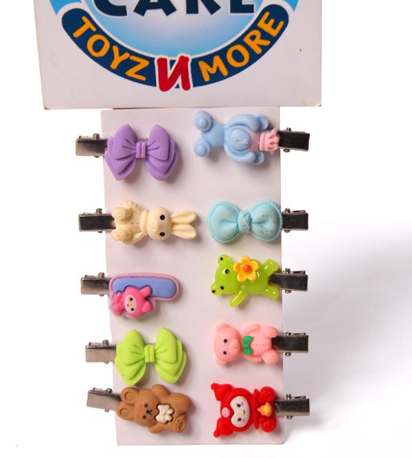 Pack of 10 Stylish Baby Hair Clips (KC5782)