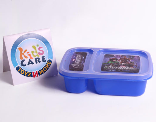 Avengers Lunch Box With Two Portions and Spoon (KC5635)