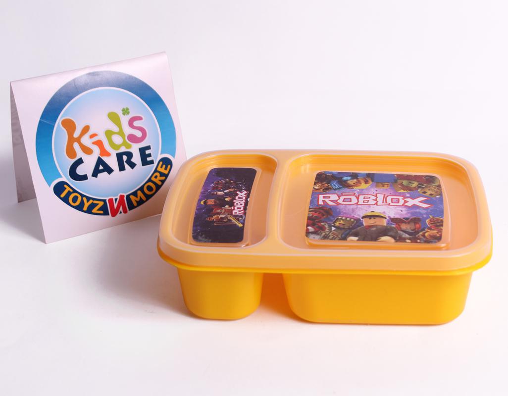 Roblox Lunch Box With Two Portions and Spoon (KC5635)