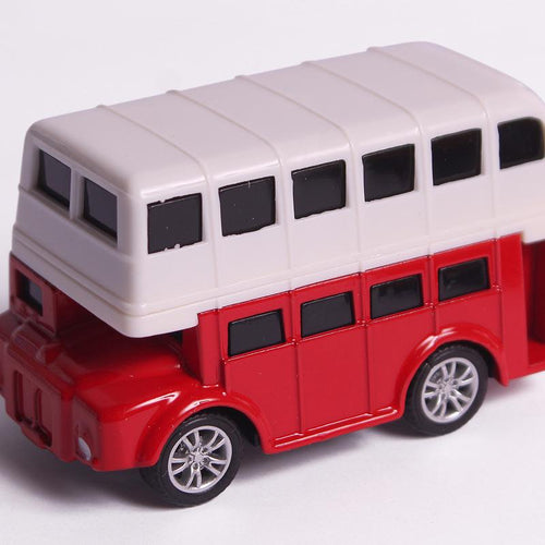 Load image into Gallery viewer, Pack of 4 Die Cast Metallic Vintage Model Cars, Bus and Van (1303A-5)
