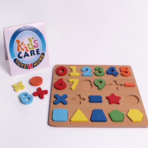 Load image into Gallery viewer, Wooden Numbers and Shapes Board (KC5688)
