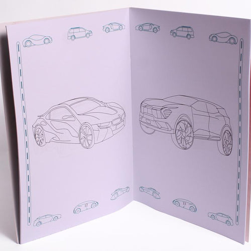Modern Cars Colouring Book Kids Care