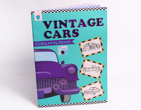 Vintage Cars Colouring Book