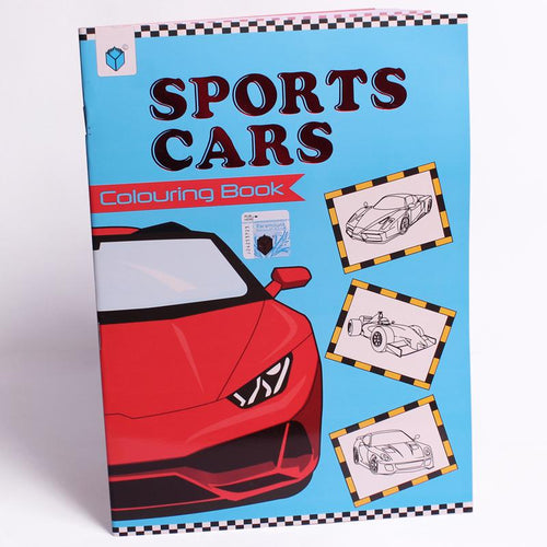 Sports Cars Colouring Book Kids Care