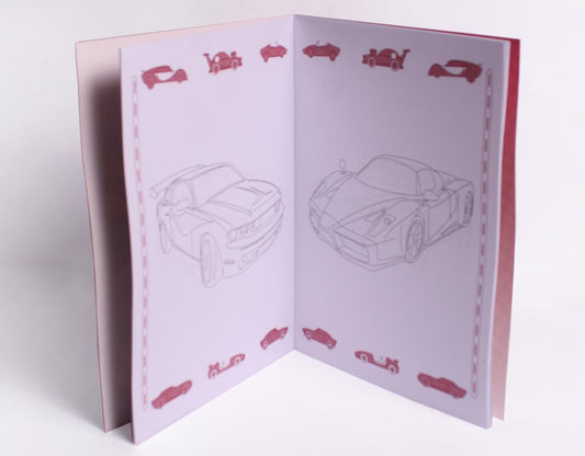 Sports Cars Colouring Book