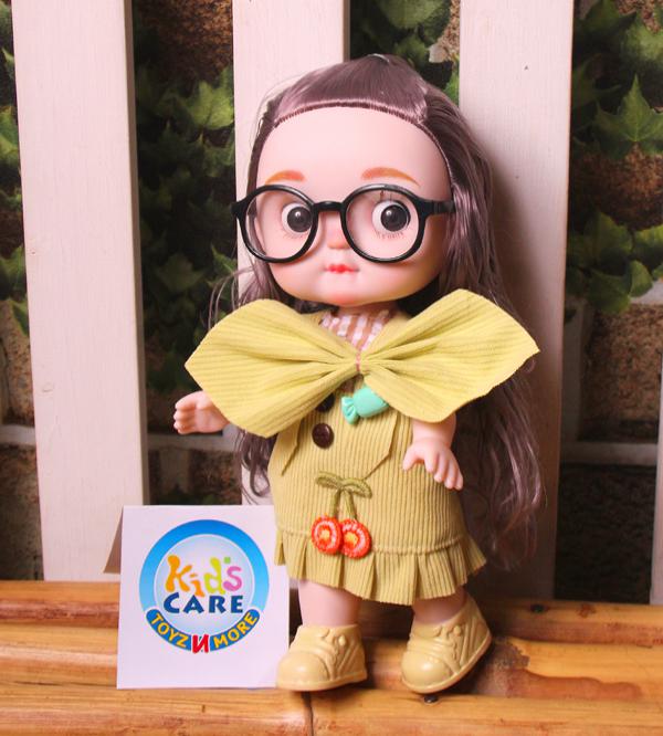 Adorable 10 Inch Lifelike Doll with Glasses (KC5849A)