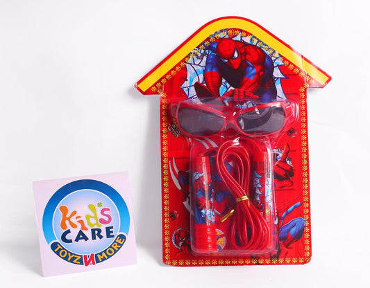 Spider Man Skipping Rope and Sun Glasses Set (8878)