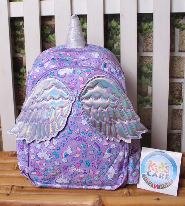 Smiggle Brand Unicorn Themed School Bag / Travel Backpack - Purple (831141)
