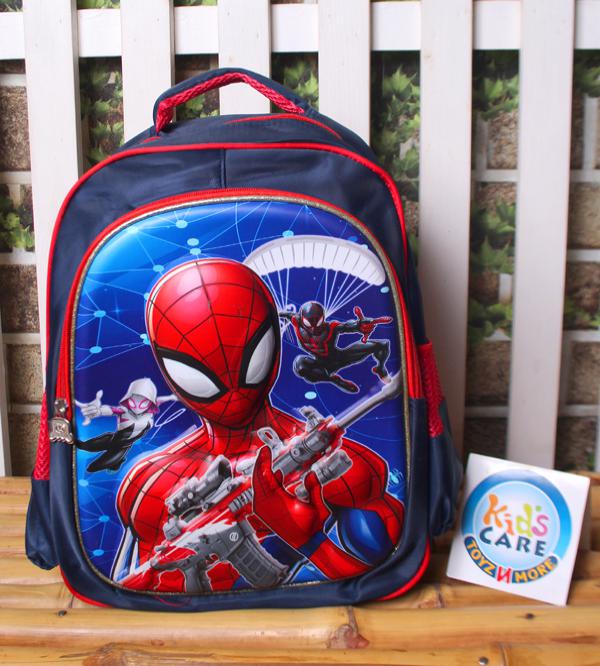 Spider Man Themed 3D School Bag for Grade 1 (SS1412)