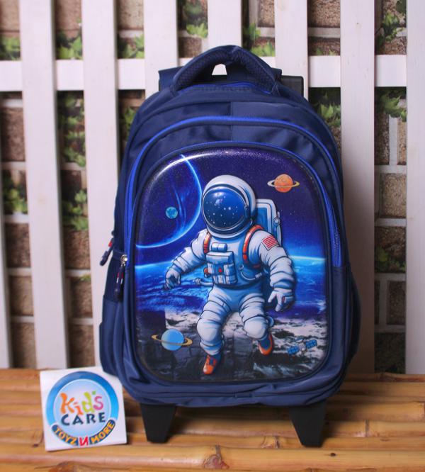 Astronaut Space World Themed School Trolley Bag for Grade 1 & 2 (2513-15)