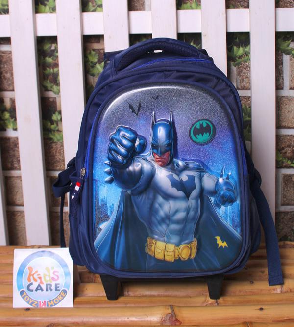 Batman Themed School Trolley Bag for Playgroup & Kindergarten (2512-13)