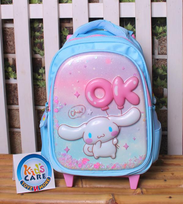 Cinnamoroll Themed School Trolley Bag for Playgroup & Kindergarten (2512-13)