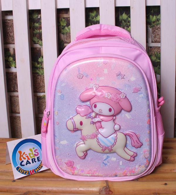 My Melody Themed School Bag for Play Group and Kindergarten KG 1 & KG 2 (2512-13)