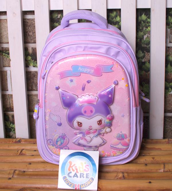 Kuromi 3D School Bag for Grade 1 & 2 (2513-15)