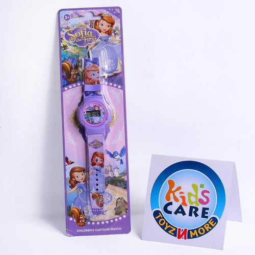 Load image into Gallery viewer, Sofia The First Themed Wrist Watch For Kids (4354)
