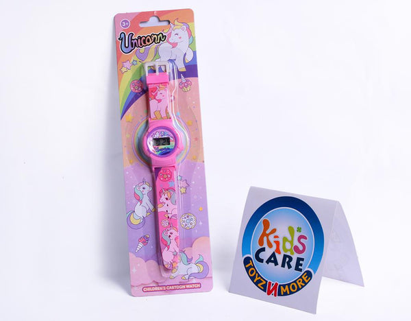 Unicorn Themed Wrist Watch For Kids (4354)