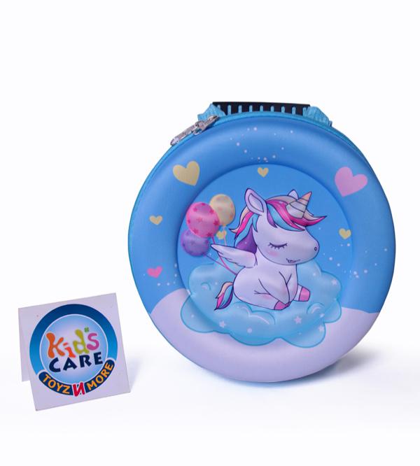 11-inch Round Shaped Unicorn Themed 3D Backpack (KC5779)