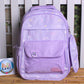 Jincaizi Premium Quality School Bag Backpack for Grade 2 & 3 With Matching Stationery Pouch Purple (8895#)
