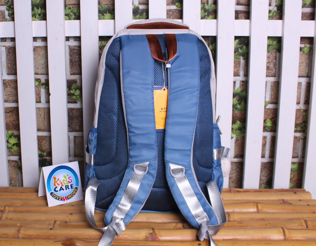Jincaizi Premium Quality School Bag / Backpack for Grade 3 to 5 Grey (A9289#)