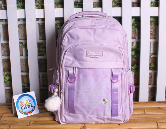 Jincaizi Premium Quality School Bag / Backpack for Grade 3 to 5 Purple (A9289#)