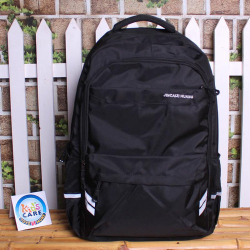 Load image into Gallery viewer, Jincaizi Premium Quality Big Size School Bag For Grade 6 to 8 Black (A2339#)
