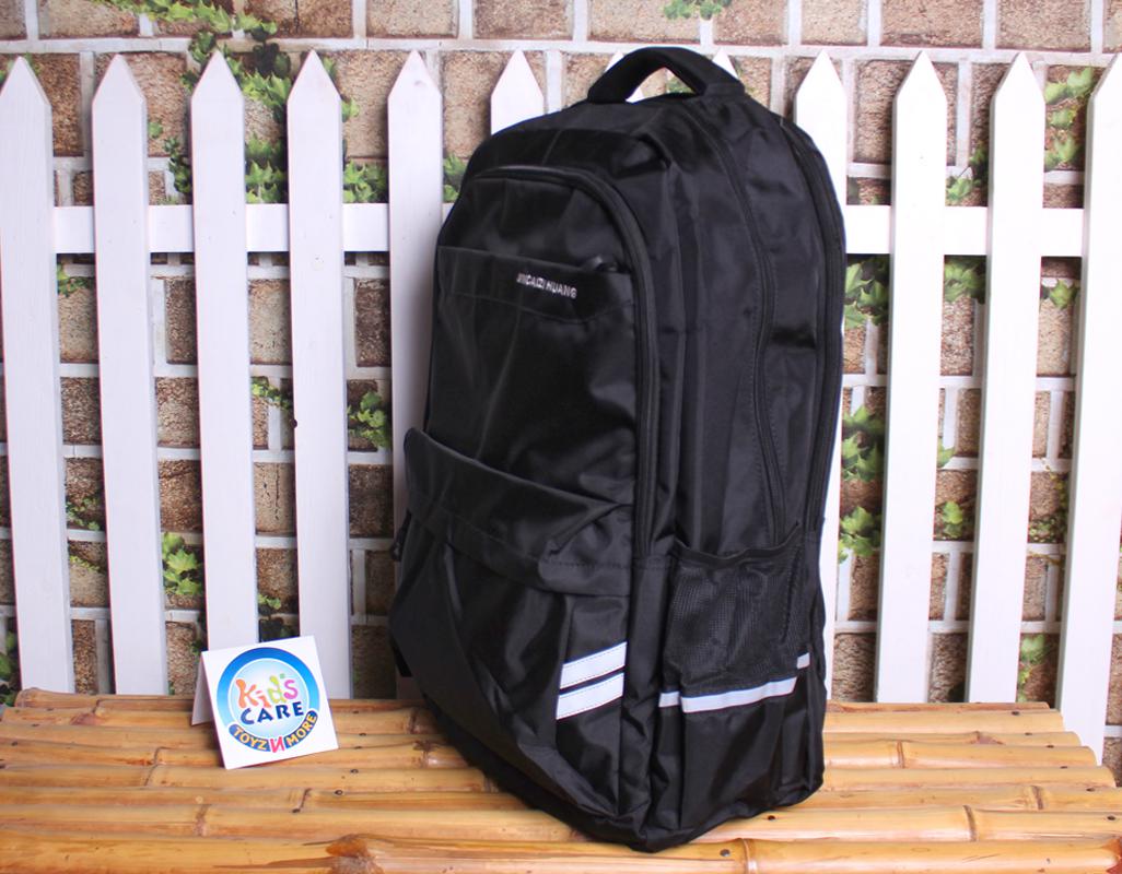 Jincaizi Premium Quality Big Size School Bag For Grade 6 to 8 Black (A2339#)